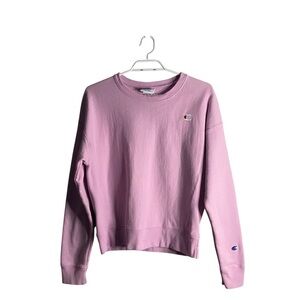 Champion Women's Lilac Reverse Performance Wear Crewneck Sweatshirt